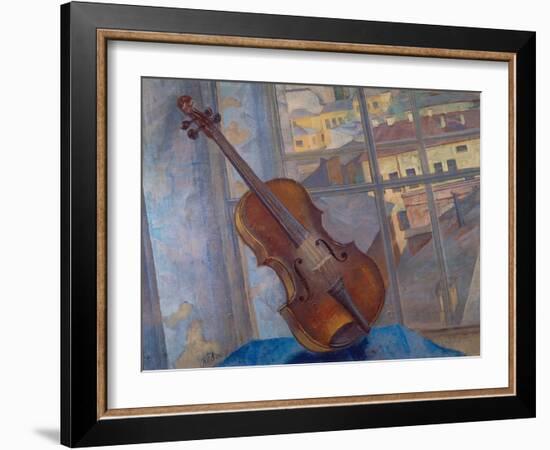 The Violin, 1918-Kosjma Ssergej Petroff-Wodkin-Framed Giclee Print