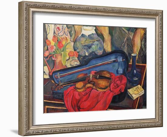 The Violin Case, 1923-Suzanne Valadon-Framed Giclee Print