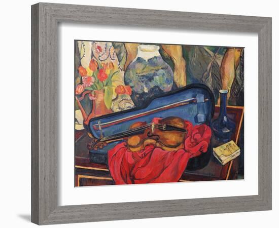 The Violin Case, 1923-Suzanne Valadon-Framed Giclee Print