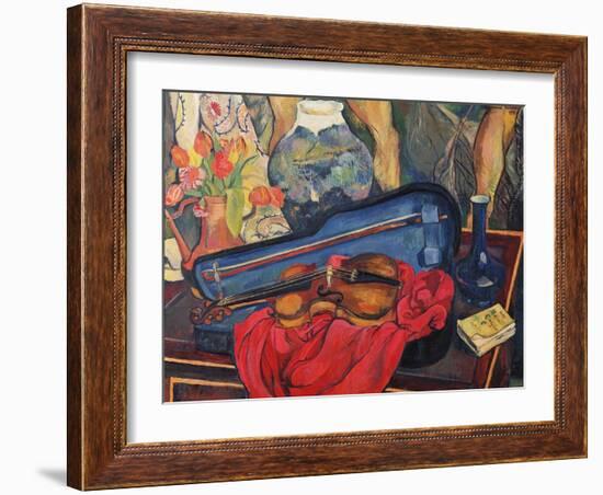 The Violin Case, 1923-Suzanne Valadon-Framed Giclee Print
