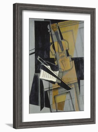 The Violin (Le Violon), 1916-Juan Gris-Framed Giclee Print
