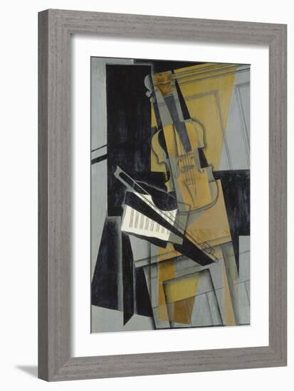 The Violin (Le Violon), 1916-Juan Gris-Framed Giclee Print