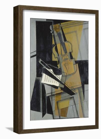 The Violin (Le Violon), 1916-Juan Gris-Framed Giclee Print