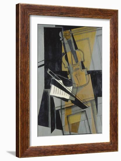 The Violin (Le Violon), 1916-Juan Gris-Framed Giclee Print