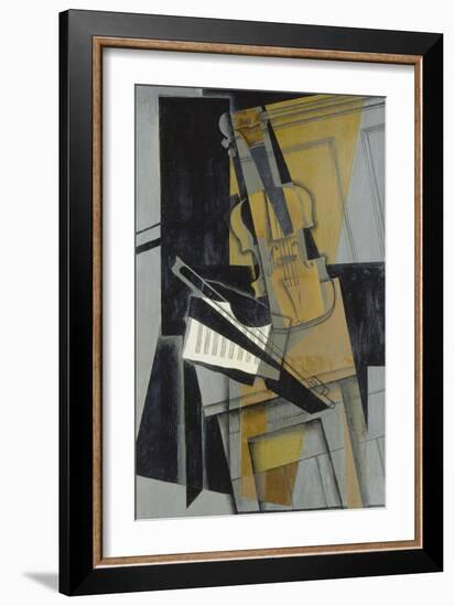 The Violin (Le Violon), 1916-Juan Gris-Framed Giclee Print