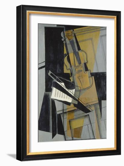 The Violin (Le Violon), 1916-Juan Gris-Framed Giclee Print