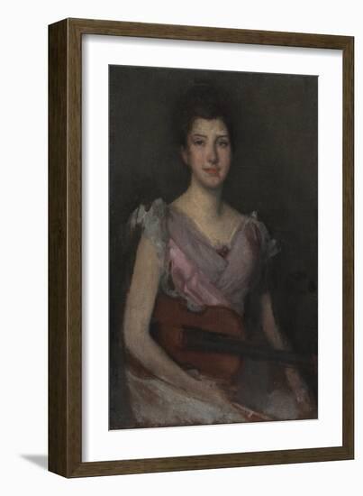 The Violin Player, C.1894 (Oil on Canvas)-James Abbott McNeill Whistler-Framed Giclee Print