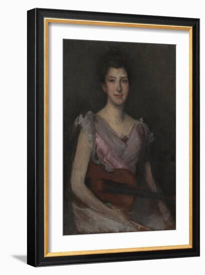 The Violin Player, C.1894 (Oil on Canvas)-James Abbott McNeill Whistler-Framed Giclee Print