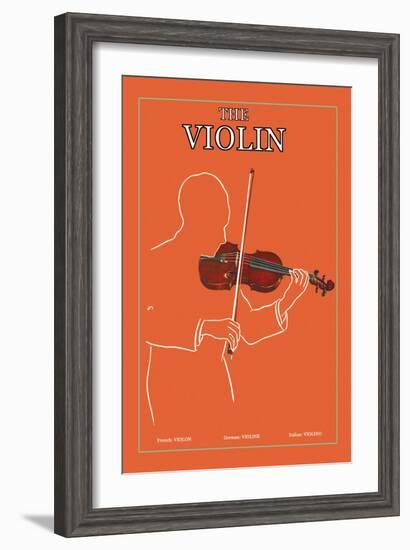 The Violin--Framed Art Print