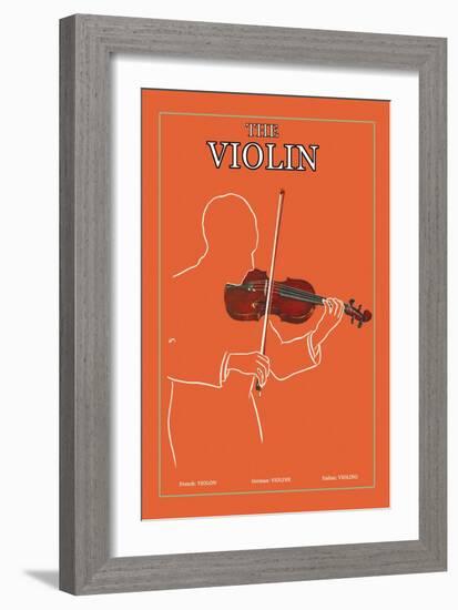 The Violin-null-Framed Art Print