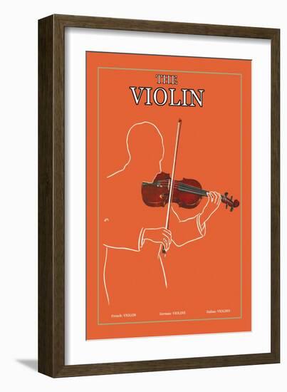 The Violin--Framed Art Print