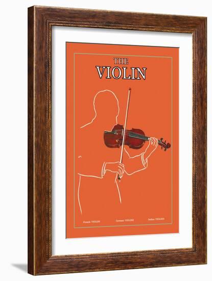 The Violin-null-Framed Art Print