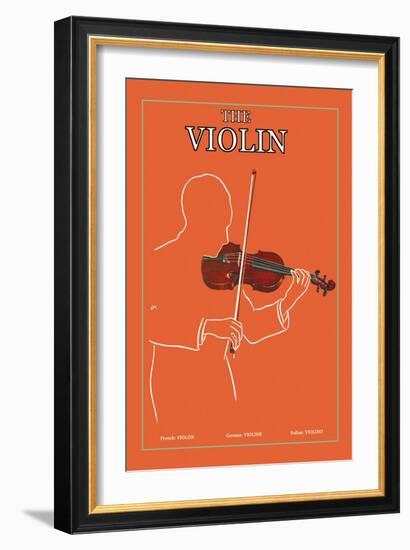 The Violin--Framed Art Print