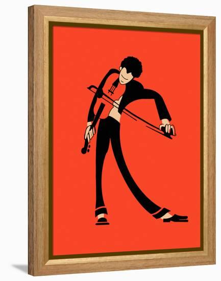 The Violin-Mark Rogan-Framed Stretched Canvas