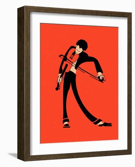 The Violin-Mark Rogan-Framed Art Print