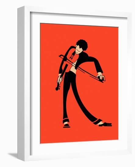 The Violin-Mark Rogan-Framed Art Print