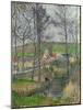 The Viosne, 1883-Camille Pissarro-Mounted Giclee Print