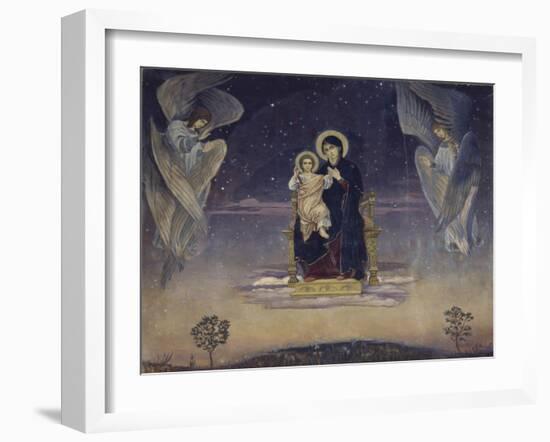 The Virgin, 1901-Viktor Mikhaylovich Vasnetsov-Framed Giclee Print