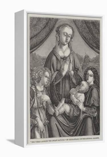 The Virgin Adoring the Infant Saviour-Domenico Ghirlandaio-Framed Premier Image Canvas
