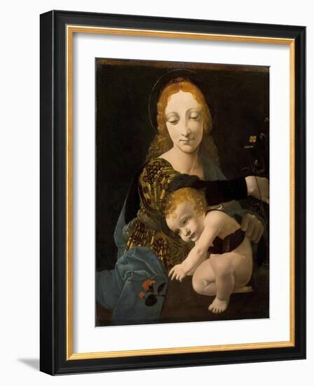 The Virgin and Child, 1480-Giovanni Antonio Boltraffio-Framed Giclee Print