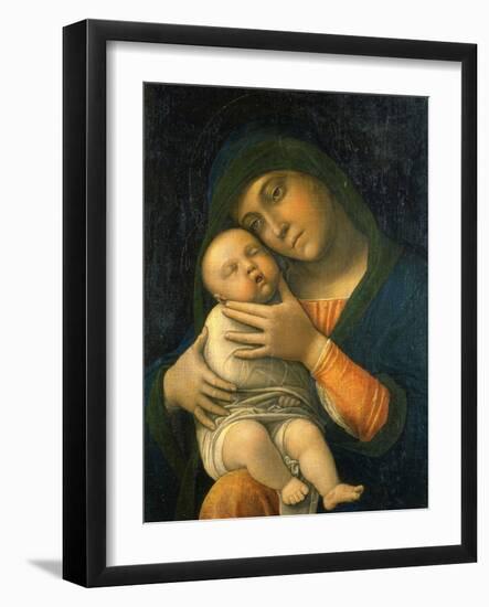 The Virgin and Child, 1490-1495-Andrea Mantegna-Framed Giclee Print