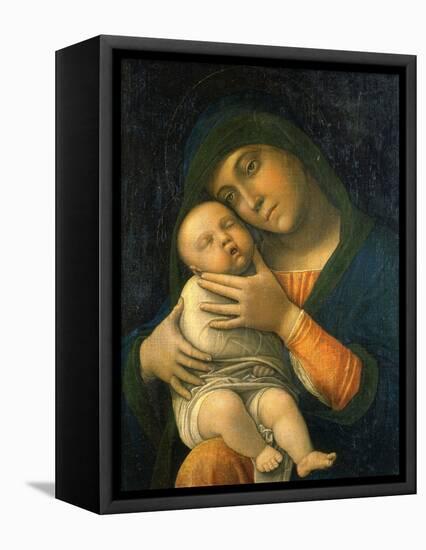 The Virgin and Child, 1490-1495-Andrea Mantegna-Framed Premier Image Canvas