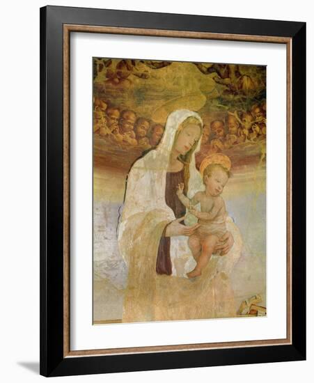 The Virgin and Child, 15Th Century (Fresco)-Filippino Lippi-Framed Giclee Print