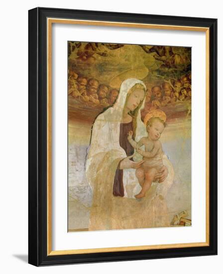 The Virgin and Child, 15Th Century (Fresco)-Filippino Lippi-Framed Giclee Print