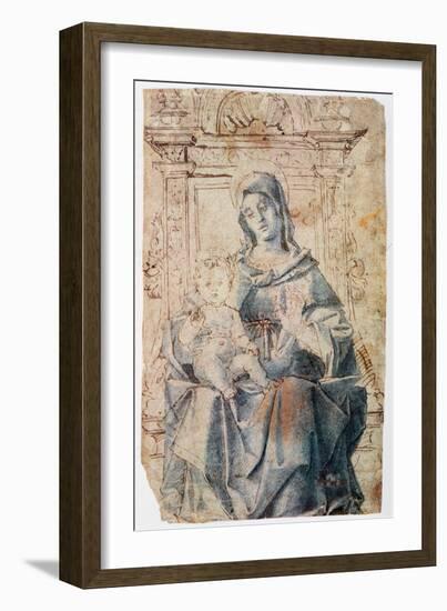 The Virgin and Child, C1470-1523-Bartolomeo Montagna-Framed Giclee Print