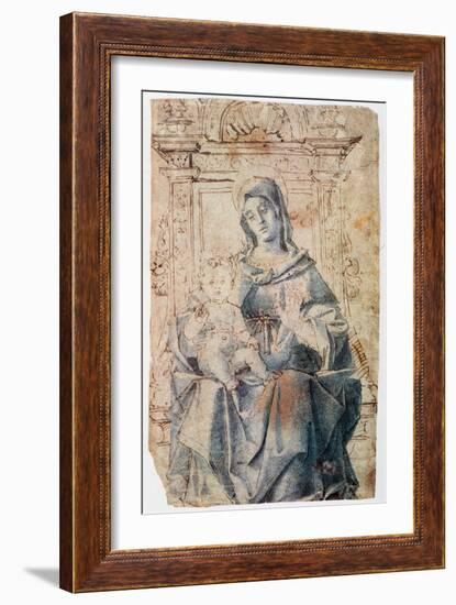 The Virgin and Child, C1470-1523-Bartolomeo Montagna-Framed Giclee Print