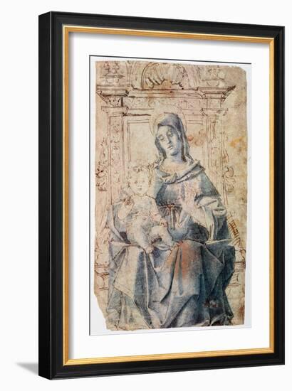 The Virgin and Child, C1470-1523-Bartolomeo Montagna-Framed Giclee Print