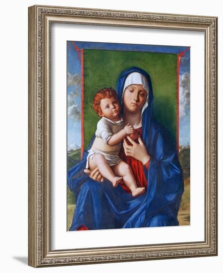 The Virgin and Child, C1480-1490-Giovanni Bellini-Framed Giclee Print