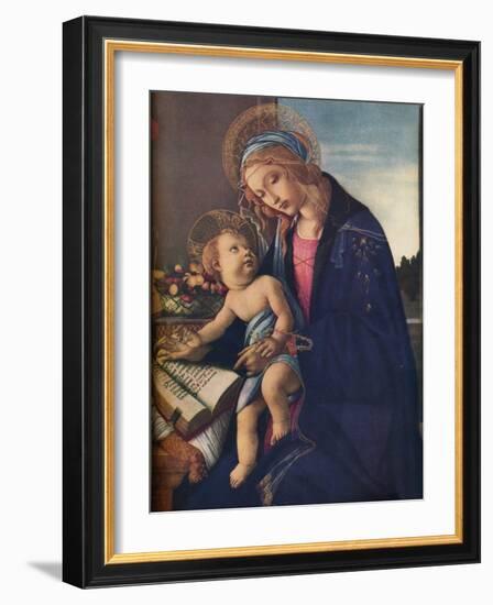 'The Virgin and Child', c1480, (1936)-Sandro Botticelli-Framed Giclee Print