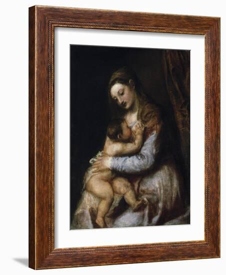 The Virgin and Child, C1570-1576-Titian (Tiziano Vecelli)-Framed Giclee Print