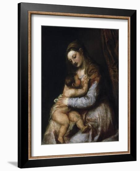 The Virgin and Child, C1570-1576-Titian (Tiziano Vecelli)-Framed Giclee Print