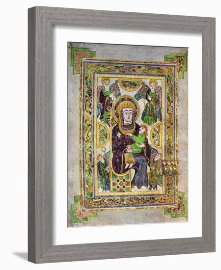 The Virgin and Child, C800 Ad-null-Framed Giclee Print