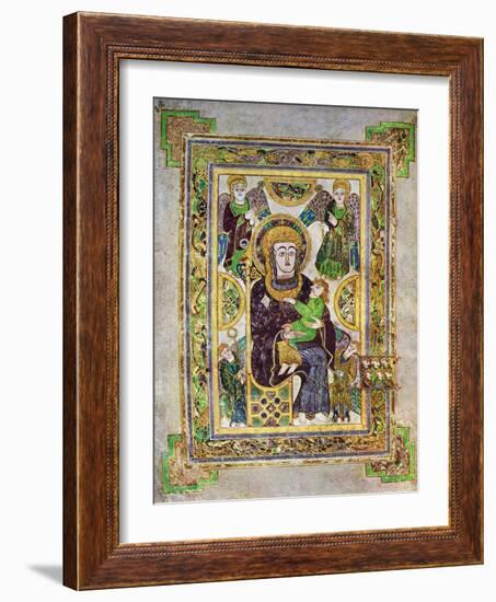 The Virgin and Child, C800 Ad-null-Framed Giclee Print