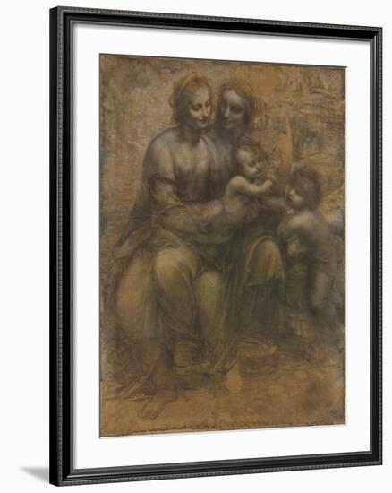 The Virgin and Child - Composition-Leonardo da Vinci-Framed Premium Giclee Print