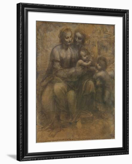 The Virgin and Child - Composition-Leonardo da Vinci-Framed Premium Giclee Print