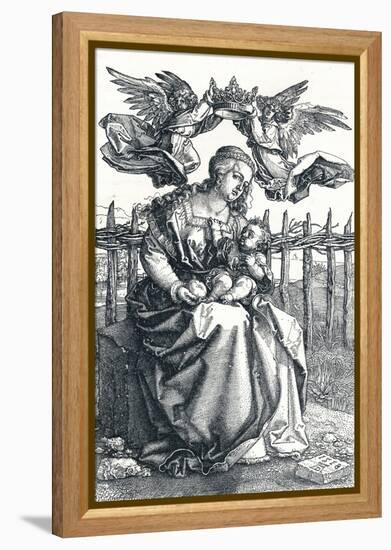 'The Virgin and Child crowned by two Angels', 1518, (1906)-Albrecht Durer-Framed Premier Image Canvas