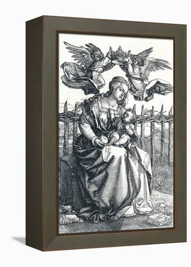 'The Virgin and Child crowned by two Angels', 1518, (1906)-Albrecht Durer-Framed Premier Image Canvas