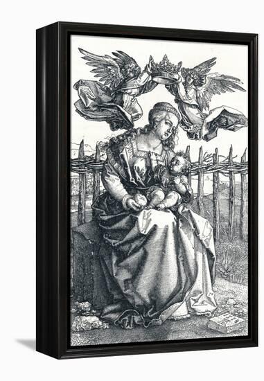 'The Virgin and Child crowned by two Angels', 1518, (1906)-Albrecht Durer-Framed Premier Image Canvas