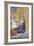 The Virgin and Child Enthroned (Hours of Étienne Chevalie)-Jean Fouquet-Framed Giclee Print