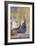 The Virgin and Child Enthroned (Hours of Étienne Chevalie)-Jean Fouquet-Framed Giclee Print