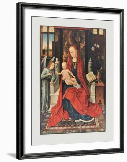 The Virgin and Child Enthroned-Hans Memling-Framed Collectable Print