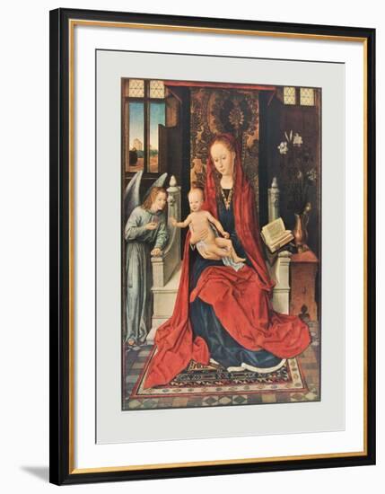 The Virgin and Child Enthroned-Hans Memling-Framed Collectable Print