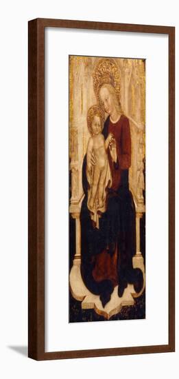 The Virgin and Child Enthroned-Cristoforo Moretti-Framed Giclee Print