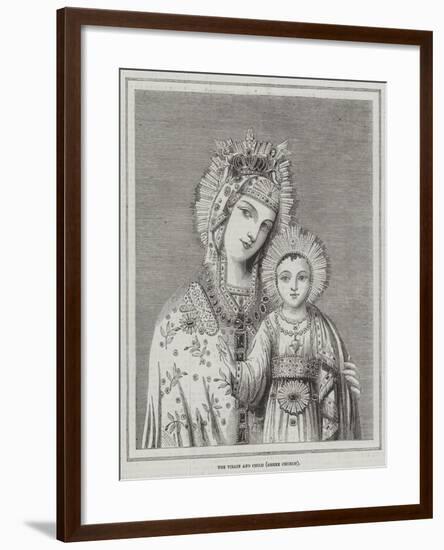 The Virgin and Child, Greek Church-null-Framed Giclee Print