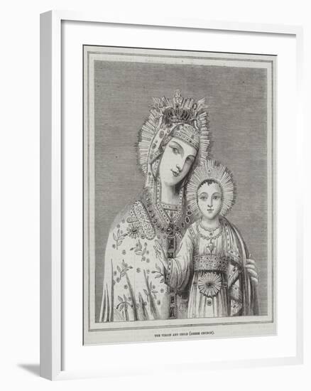 The Virgin and Child, Greek Church-null-Framed Giclee Print