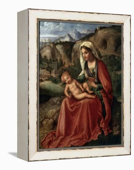 The Virgin and Child in a Landscape, C1503-Giorgione-Framed Premier Image Canvas